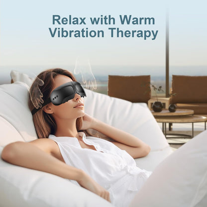 Woman relaxing wearing the FaceWave Mask